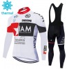 Completo Maglia ML + Pantaloncino con bretelle ML 2020 IAM Cycling Winter Invernale N001